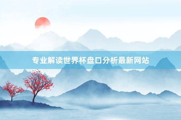 专业解读世界杯盘口分析最新网站